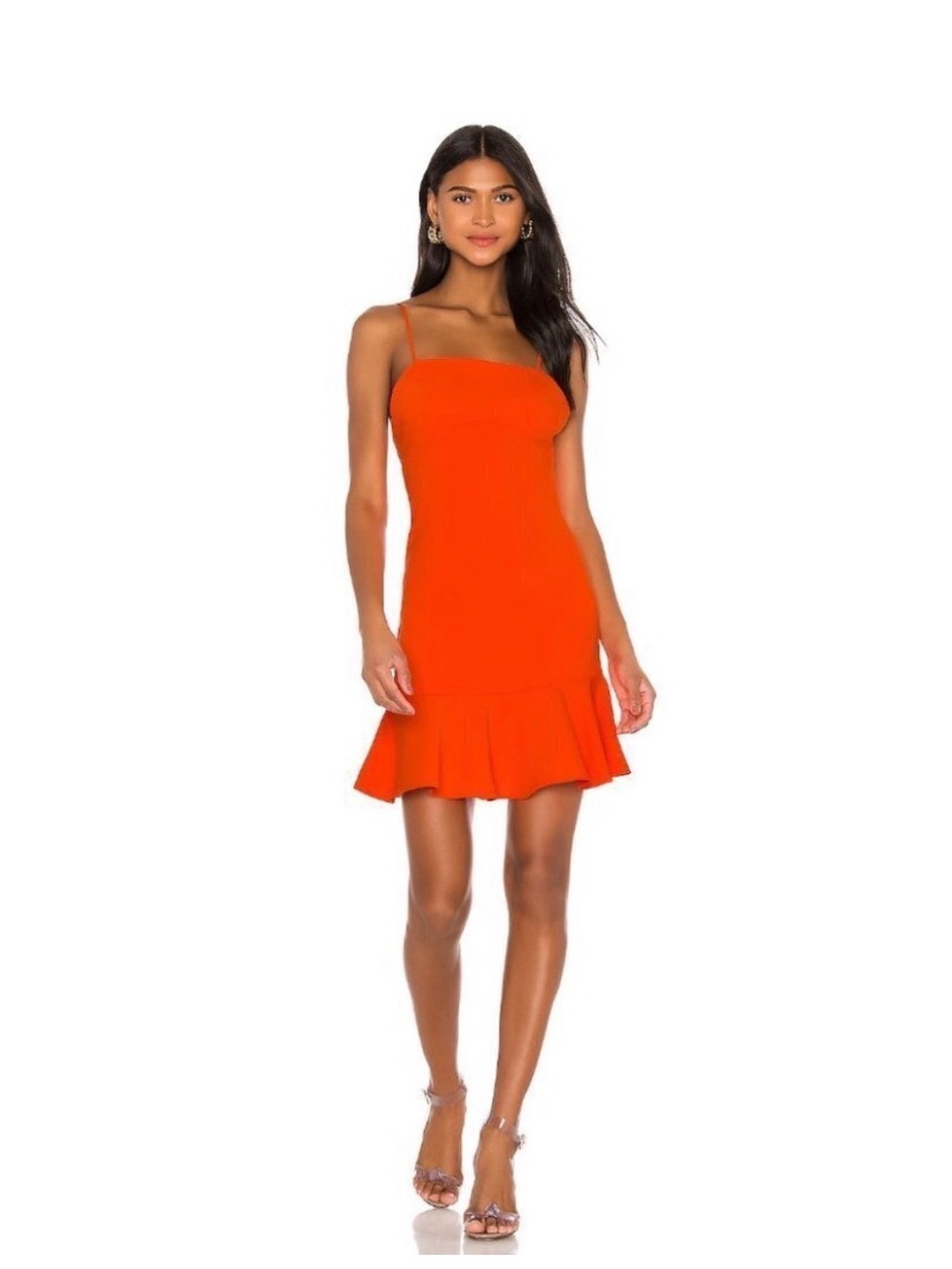 Elliatt Luster Orange Mini Dress
